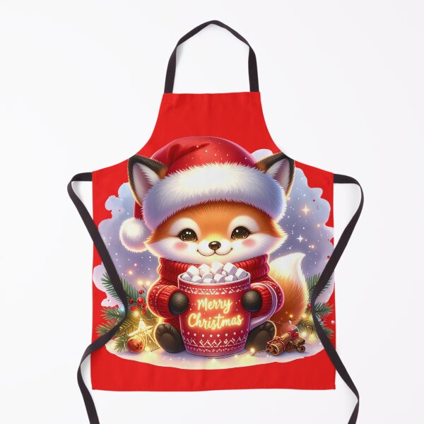 Item preview, Cute Chibi fox Merry Christmas Neon Glow t-shirt designed and sold by Alicjareign.