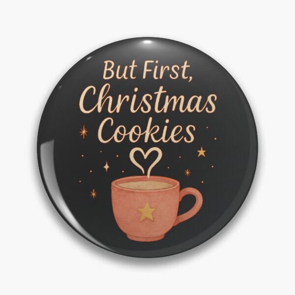Artikelvorschau, Aber zuerst Weihnachtsplätzchen – Lustiges Backgeschenk zu Weihnachten entworfen und verkauft von PunchDrop.