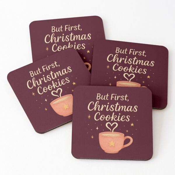 Item preview, But First Christmas Cookies - Funny Baking Christmas Gift designed and sold by PunchDrop.