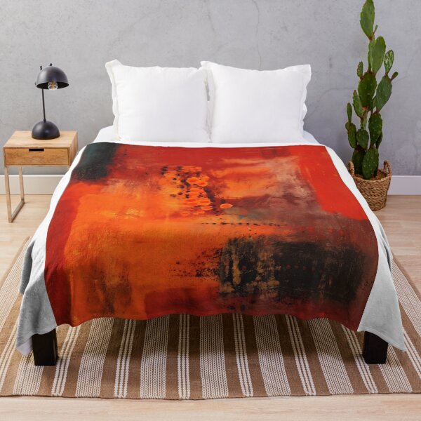 Item preview, Fiery Abstract Expressionist painting designed and sold by lautir.