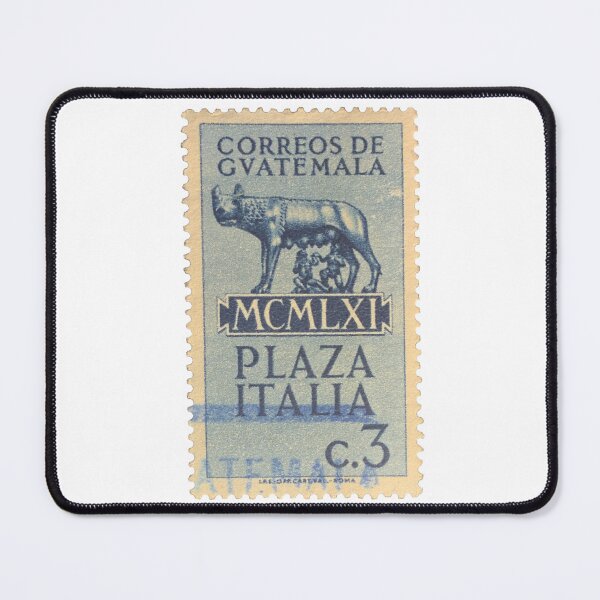 Item preview, Italy Plaza Blue Vintage Postage Stamp designed and sold by red-amber65.
