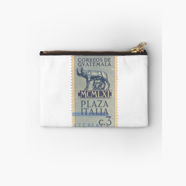 Item preview, Italy Plaza Blue Vintage Postage Stamp designed and sold by red-amber65.