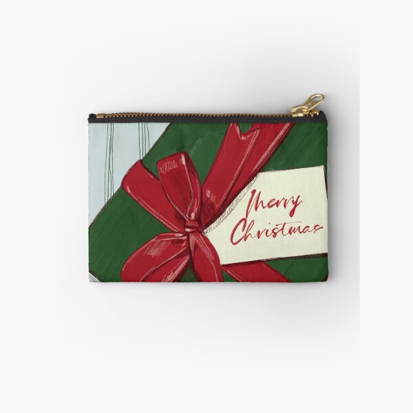 Item preview, Merry Christmas Gift box Illustration Art by Dina Stoianova designed and sold by Dina Stoianova.