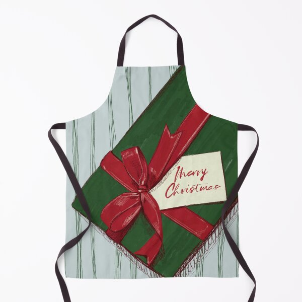 Item preview, Merry Christmas Gift box Illustration Art by Dina Stoianova designed and sold by Dina Stoianova.