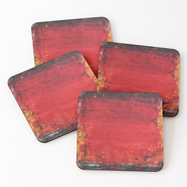 Item preview, Bold Red Abstract expresionist Composition designed and sold by lautir.