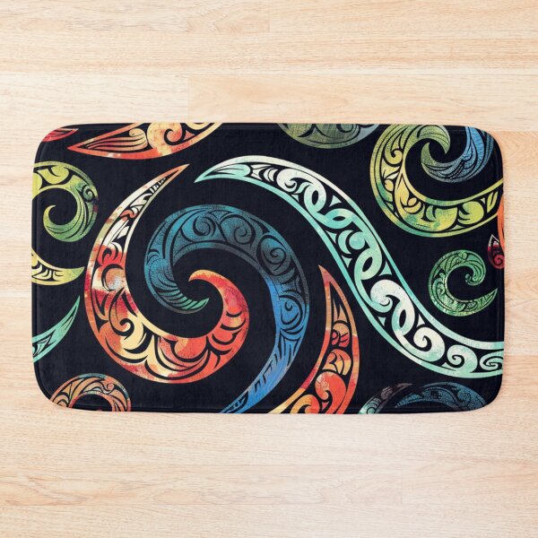 Item preview, New Zealand Māori Paua Pattern Koru Design 645 designed and sold by GrinGalore.