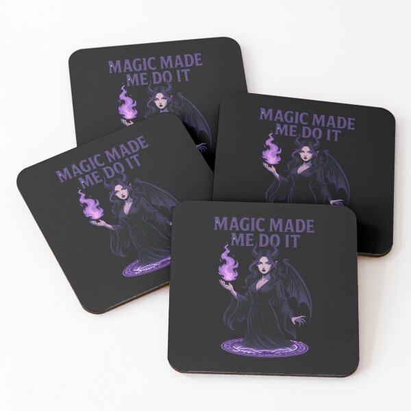 Item preview, Magic Made Me Do It Witchy Demon Girl Purple Fire designed and sold by JosephMcgrath.