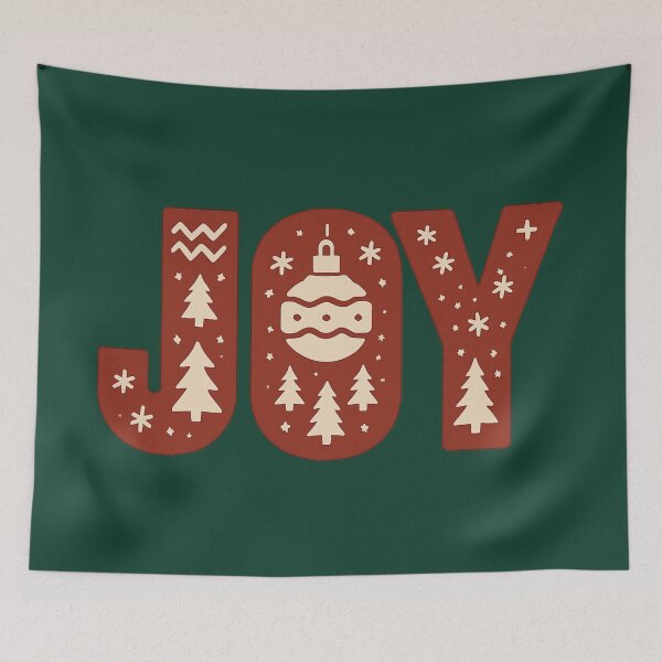 Item preview, JOY - Cozy Christmas Holiday Classic Vibes designed and sold by PunchDrop.