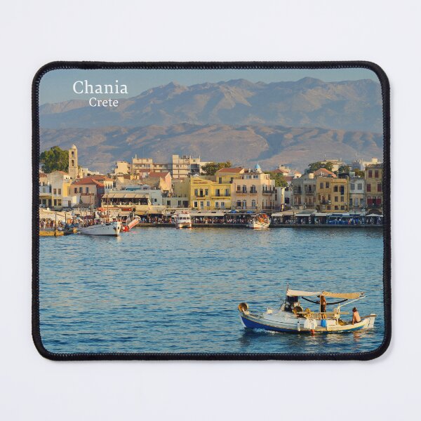 Item preview, Chania, Crete, Greece, Boats in the port of Chania. Original photography. designed and sold by studio838.