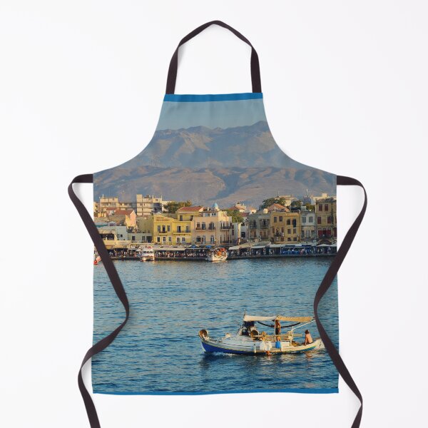 Item preview, Chania, Crete, Greece, Boats in the port of Chania. Original photography. designed and sold by studio838.