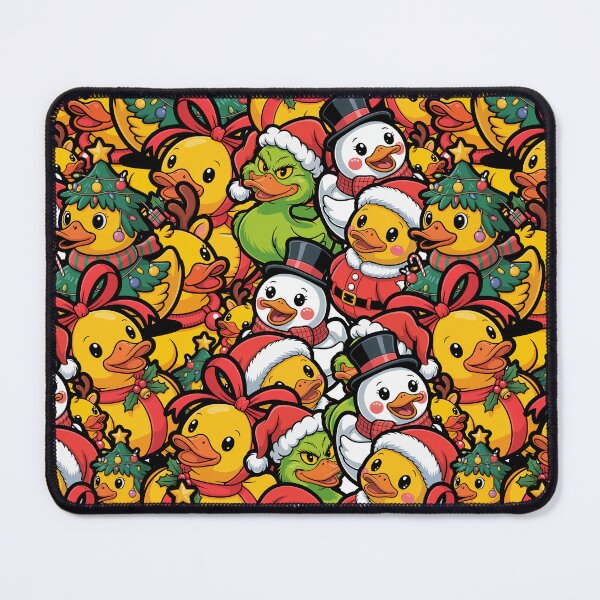 Item preview, Cute Christmas Rubber Duck Pattern designed and sold by MonkiFlipp.