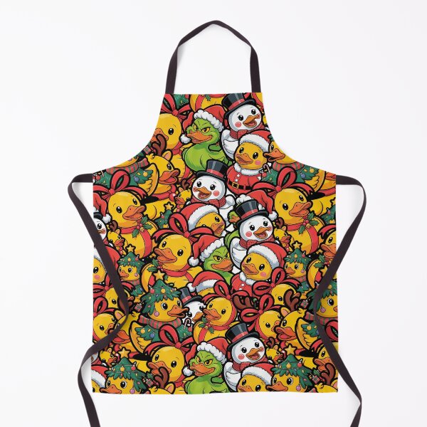 Item preview, Cute Christmas Rubber Duck Pattern designed and sold by MonkiFlipp.