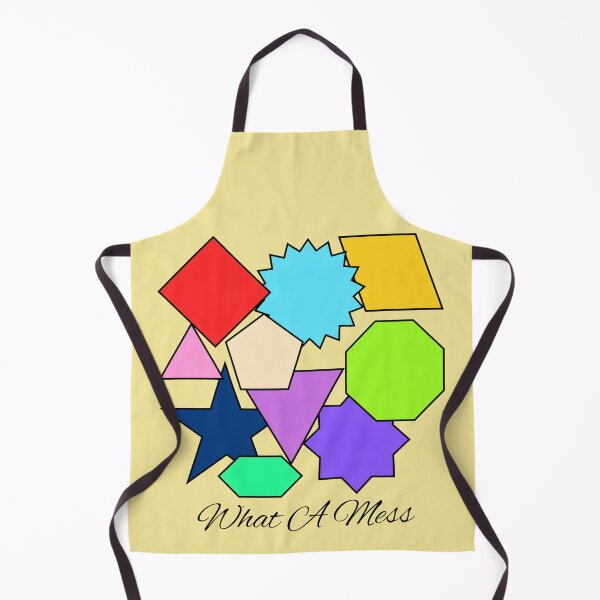 Item preview, "What A Mess" Colorful Abstract Geometric Shapes designed and sold by DraftNDreamShop.