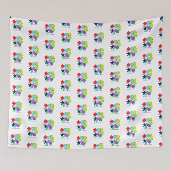 Item preview, "What A Mess" Colorful Abstract Geometric Shapes designed and sold by DraftNDreamShop.