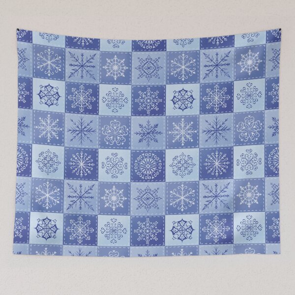 Item preview, Christmas Quilt - blue designed and sold by AllegraMussato.