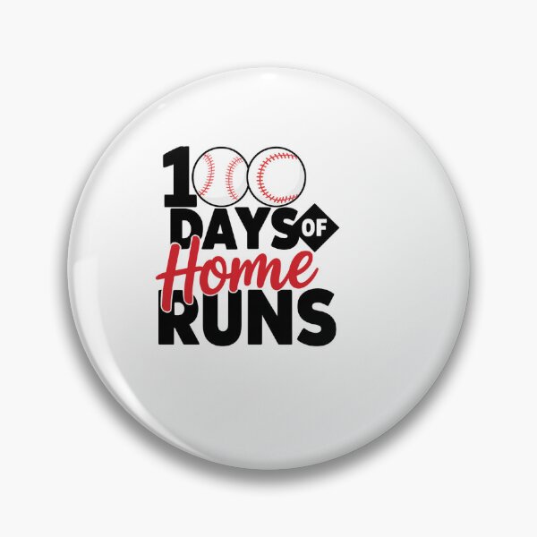 Item preview, 100 days home runs – Baseball Theme designed and sold by artcultreone.