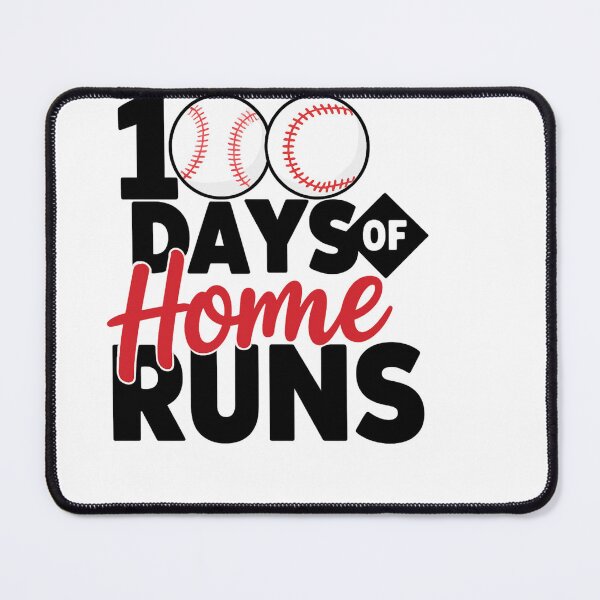 Item preview, 100 days home runs – Baseball Theme designed and sold by artcultreone.