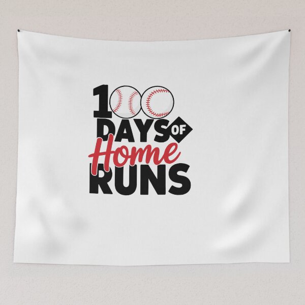 Item preview, 100 days home runs – Baseball Theme designed and sold by artcultreone.