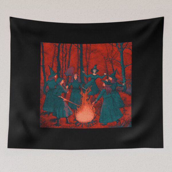 Item preview, Coven Of Witches Around The Fire designed and sold by JosephMcgrath.