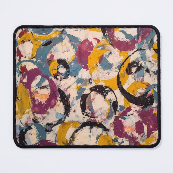 Item preview, Vibrant abstract expressionist Circles and Swirls designed and sold by lautir.