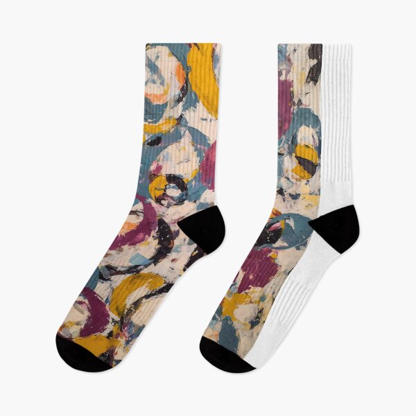 Item preview, Vibrant abstract expressionist Circles and Swirls designed and sold by lautir.