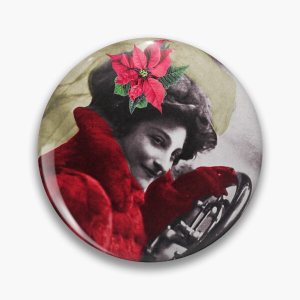 Item preview, Cute Merry Christmas Vintage Red Girl Driving Car designed and sold by tanjica.
