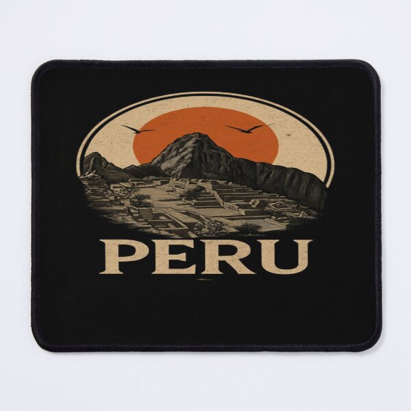 Item preview, Machu Picchu Peru Travel Art – Vintage Inca Ruins & Mountain Illustration for Adventure Lovers designed and sold by Bright Nest Studio.