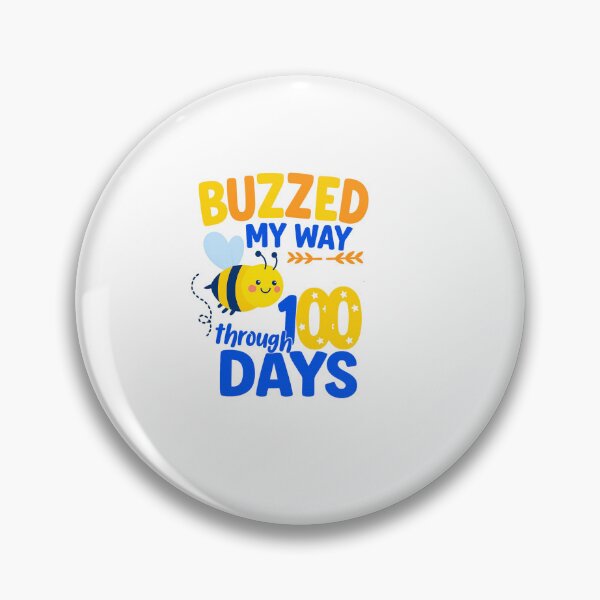 Item preview, buzzed my way through 100 days – Bee Theme designed and sold by artcultreone.
