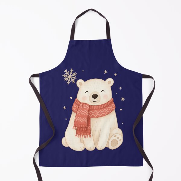Item preview, Cozy Polar Bear with Scarf - Cute Winter Christmas Gift designed and sold by PunchDrop.