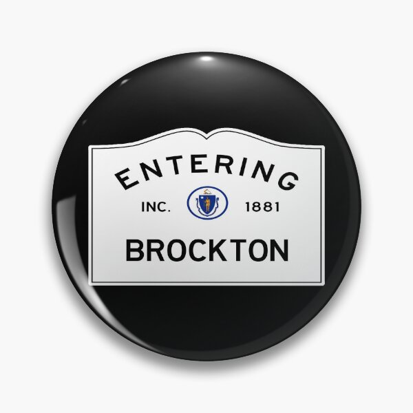 Item preview, Entering Brockton Road Sign - Brockton, Massachusetts aka City of Champions designed and sold by SouthShorePics.