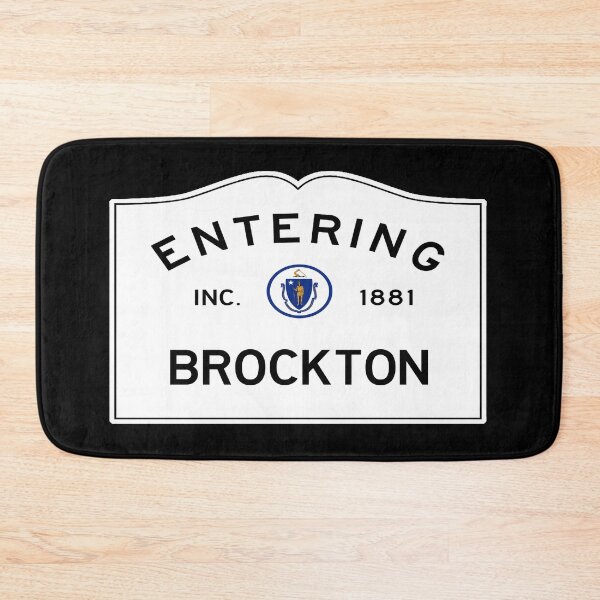 Item preview, Entering Brockton Road Sign - Brockton, Massachusetts aka City of Champions designed and sold by SouthShorePics.