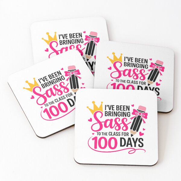 Item preview, i've been bringing sass to the class for 100 days – Sassy School Quote designed and sold by artcultreone.