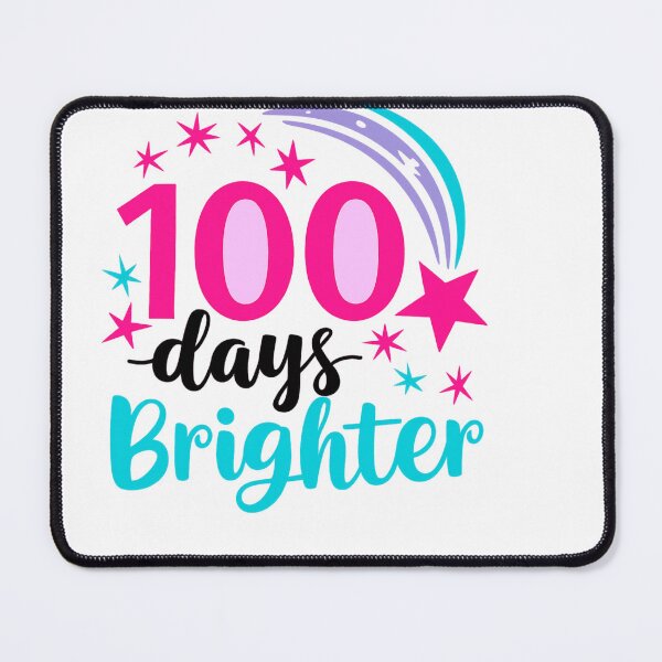 Item preview, 100 days brighter – Light Bulb Theme designed and sold by artcultreone.
