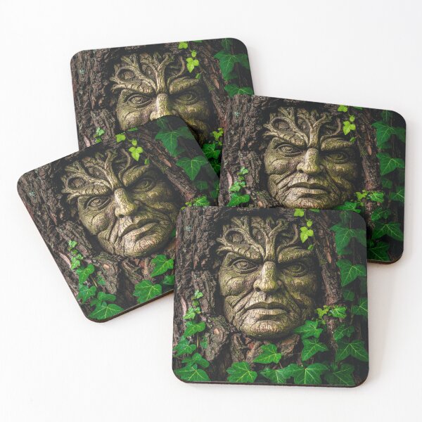 Item preview, Pagan Green Man - design 2 designed and sold by lokiblueguitar.