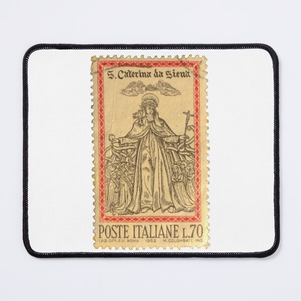 Item preview, Italy St Caterina Vintage Postage Stamp designed and sold by red-amber65.