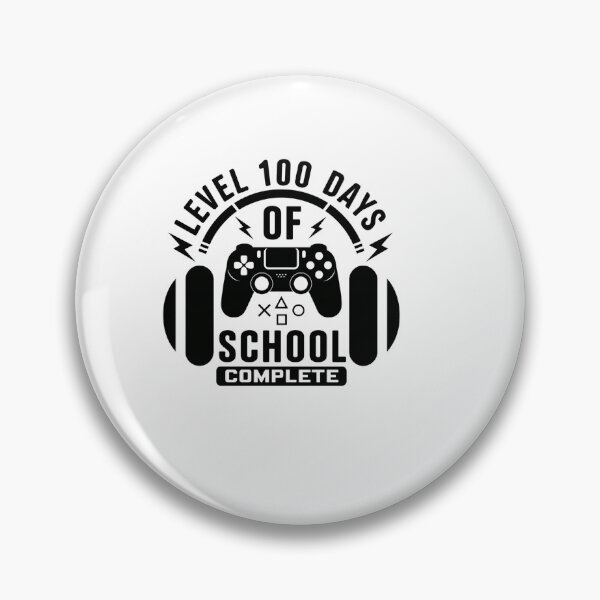 Item preview, level 100 day of school complete – Gaming Theme designed and sold by artcultreone.