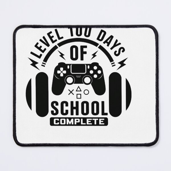 Item preview, level 100 day of school complete – Gaming Theme designed and sold by artcultreone.