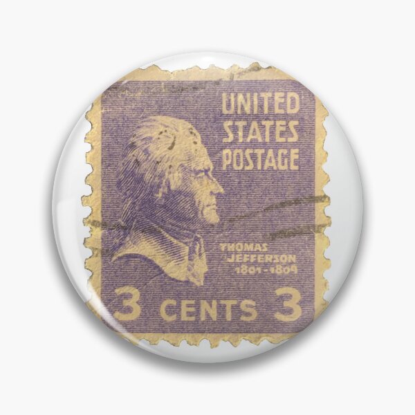 Item preview, Thomas Jefferson Purple Vintage USA Postage Stamp designed and sold by red-amber65.