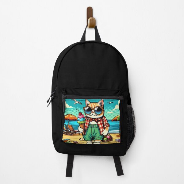 Item preview, Cute cat at summer holiday designed and sold by Dogandesighn.