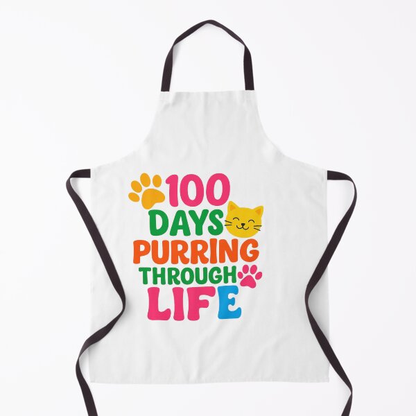 Item preview, 100 days purring through life – Cat School Theme designed and sold by artcultreone.
