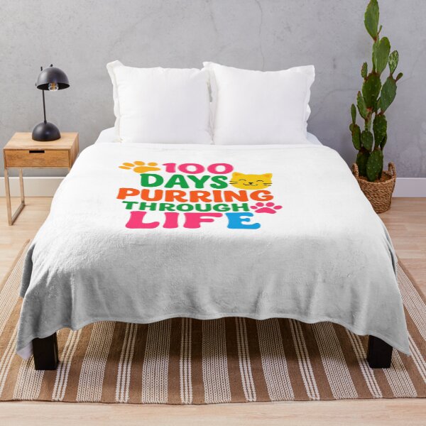 Item preview, 100 days purring through life – Cat School Theme designed and sold by artcultreone.