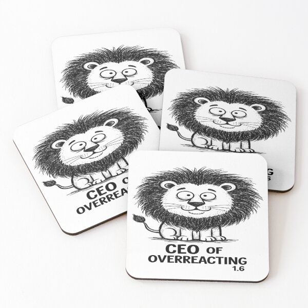 Item preview, Scribble Lion Black Ink Aesthetic Streetwear Design Art designed and sold by SidVista Artworks.