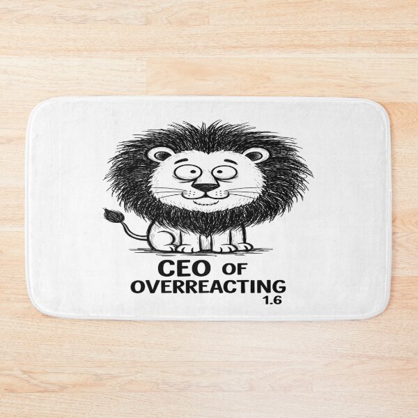 Item preview, Scribble Lion Black Ink Aesthetic Streetwear Design Art designed and sold by SidVista Artworks.