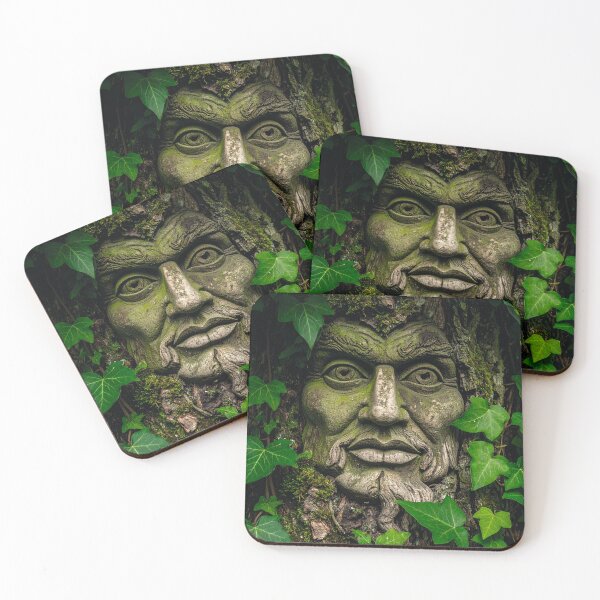 Item preview, Pagan Green Man - design 3 designed and sold by lokiblueguitar.