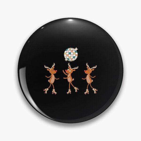 Item preview, Reindeer Roller Skating Roller Skater Rollerskate Christmas designed and sold by KristyCharleen.