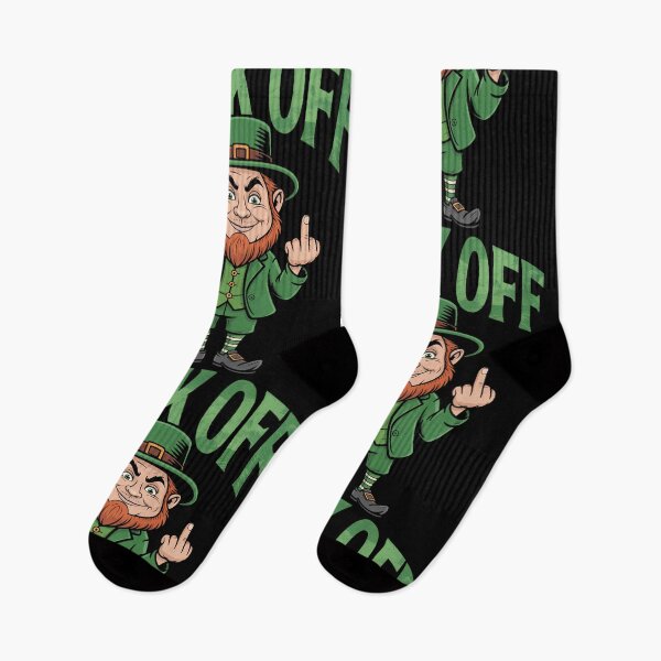 Item preview, Leprechaun Middle Finger St. Patrick_s Day Funny designed and sold by LittleBO5.