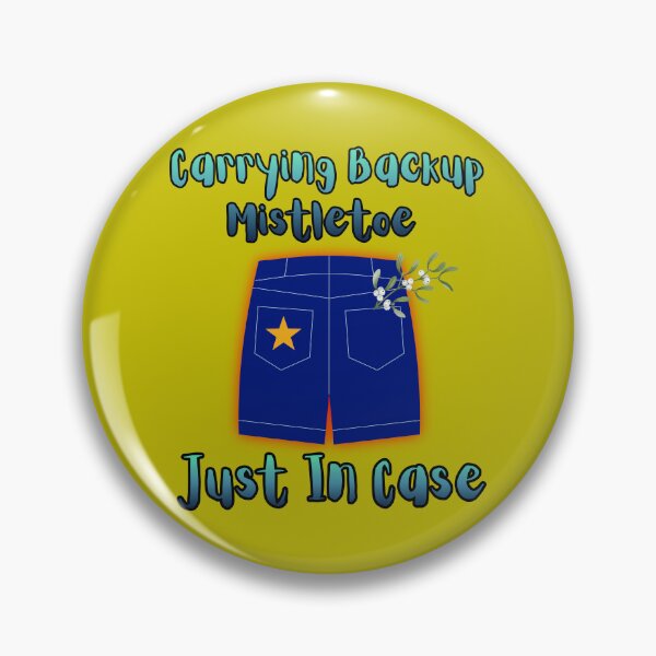 Item preview, Carrying Backup Mistletoe Just In Case Funny Christmas Shorts designed and sold by AnaPixMar.