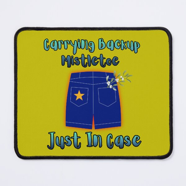 Item preview, Carrying Backup Mistletoe Just In Case Funny Christmas Shorts designed and sold by AnaPixMar.