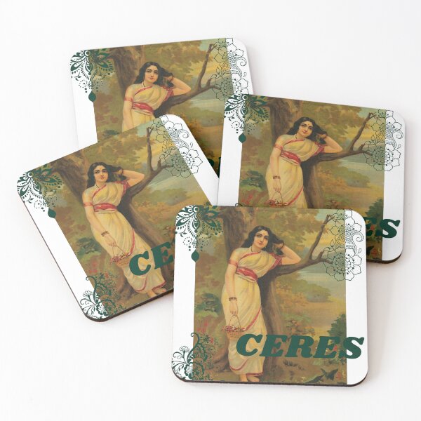 Item preview, Ceres Goddess of Earth Ravi Varma designed and sold by Durgabha Shop.