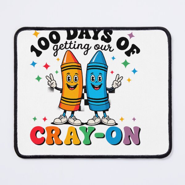 Item preview, 100 days of getting our cray on – Crayon School Art designed and sold by artcultreone.